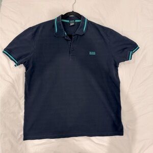 Hugo Boss Navy Blue Polo XL